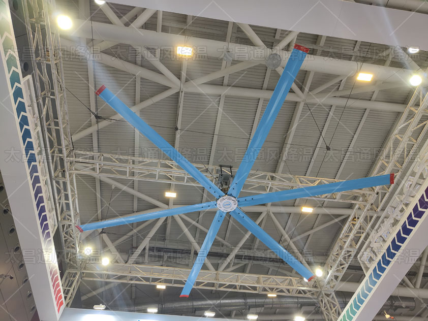 鋼結構車間通風降溫能不能安裝工業(yè)大風扇