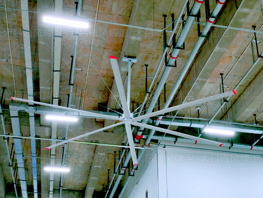 工業(yè)大風扇助力加工廠通風降溫，解決高溫悶熱難題