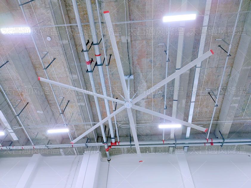 1度電的永磁工業(yè)大風(fēng)扇,高大車(chē)間降溫?fù)Q氣設(shè)備