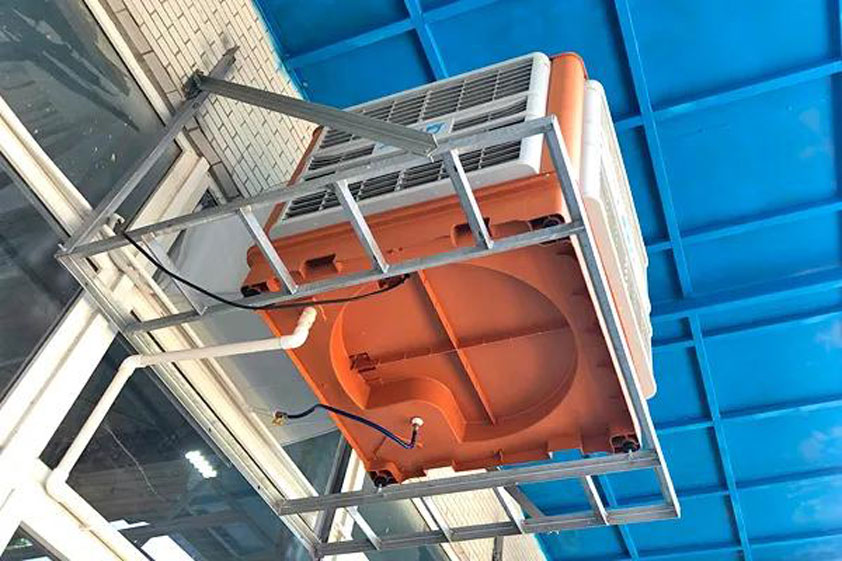 潤(rùn)東方環(huán)?？照{(diào)解決車間高溫悶熱 送清涼