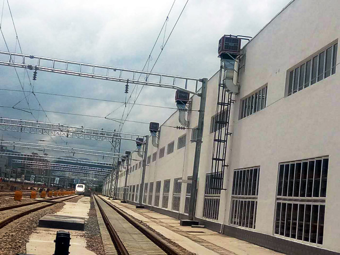 火車站高鐵站安裝節(jié)能環(huán)?？照{(diào)