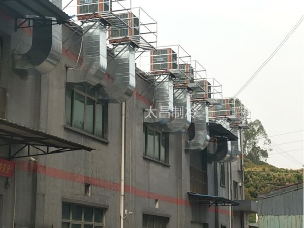深圳市某打磨車間環(huán)?？照{(diào)降溫工程